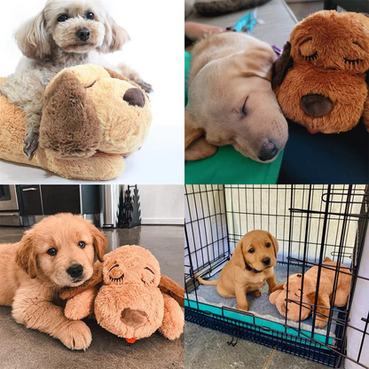 Cuddly Puppy Soft Toy with Calming Sound