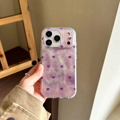 Beautiful Heart Phone Case with Chain