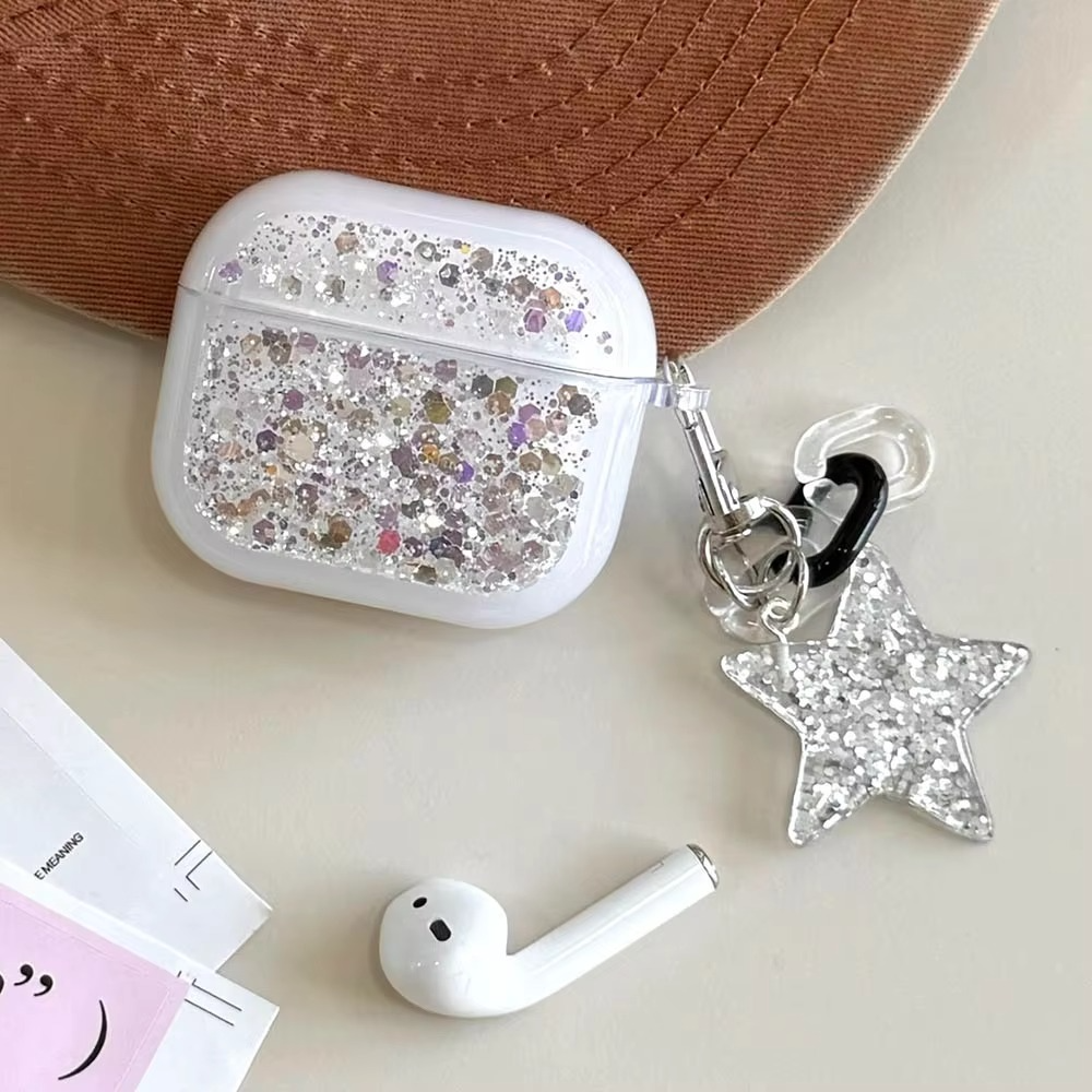 Sparkly Diamond AirPods Case with Keychain