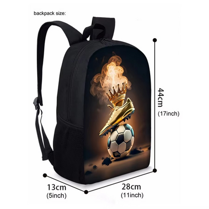 Customizable Fun Soccer Backpack for Kids