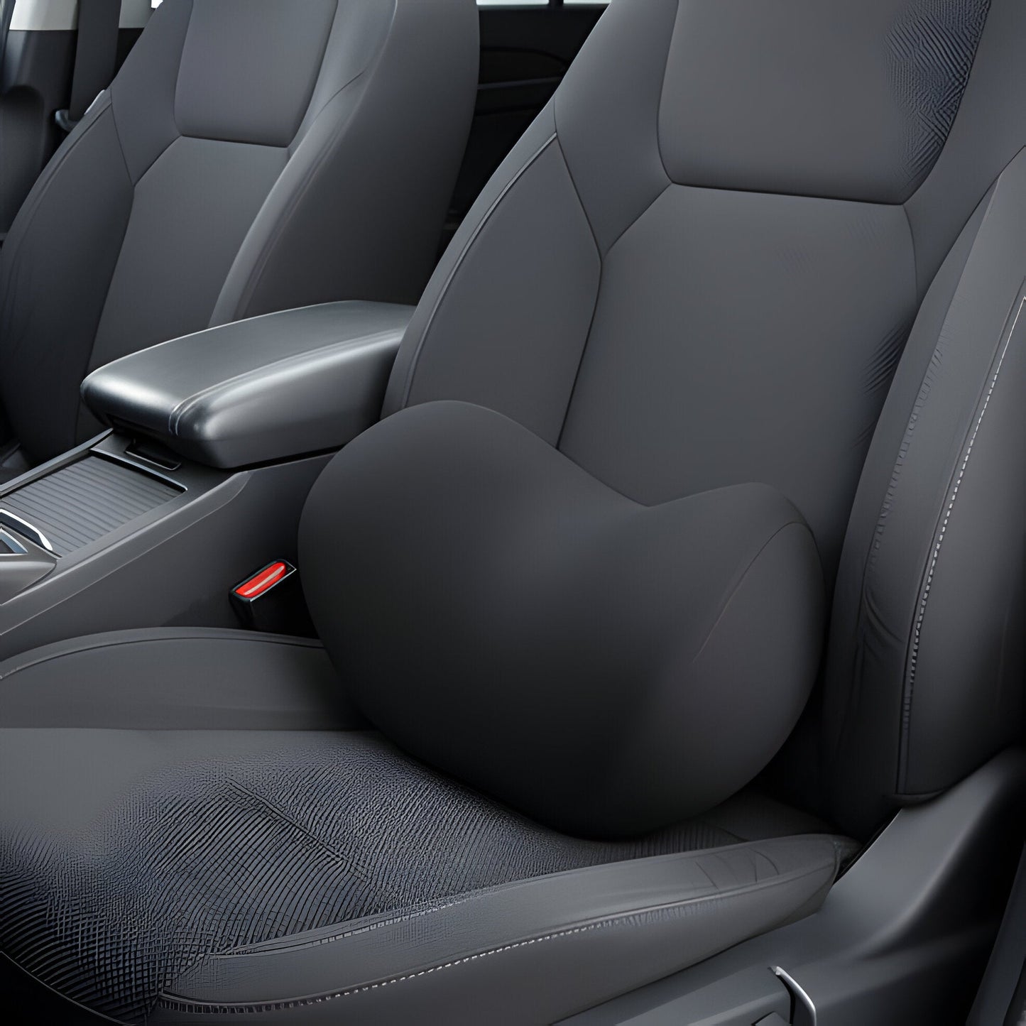 Contoured Car Seat Back Support Cushion