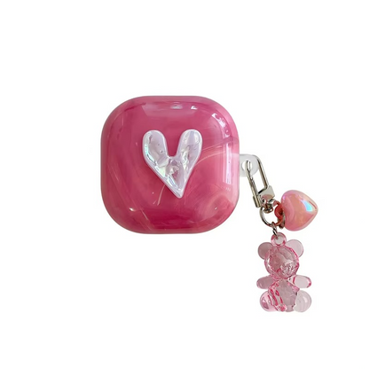 Compact Earbud Pouch with Keychain for Samsung Buds - Hehif