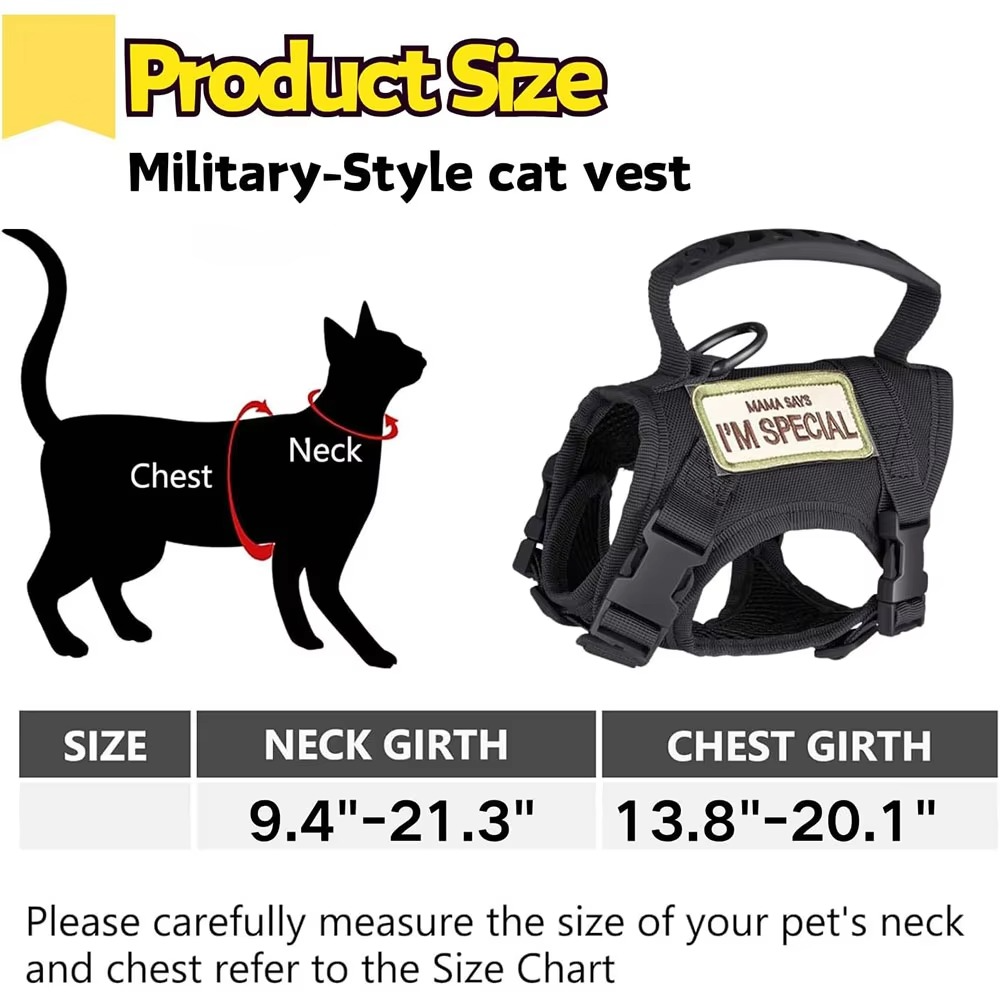 Comfortable Pet Vest Harness for Dogs and Cats