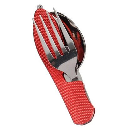 Portable Travel Cutlery Set with Bottle Opener