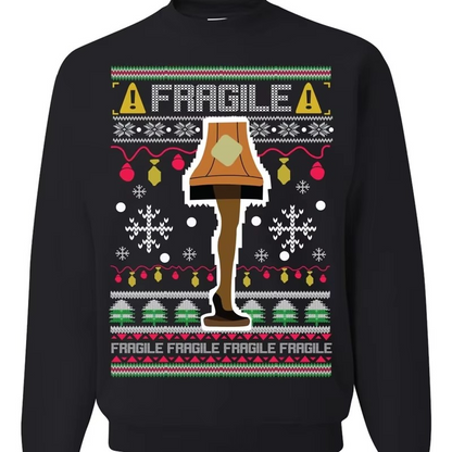 Quirky Leg Lamp Ugly Christmas Sweater