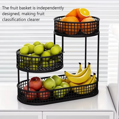 Space Saving 3 Tier Fruit and Veggie Storage Rack