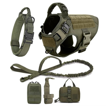 Durable Dog Vest Harness and Lead Set for Big Dogs