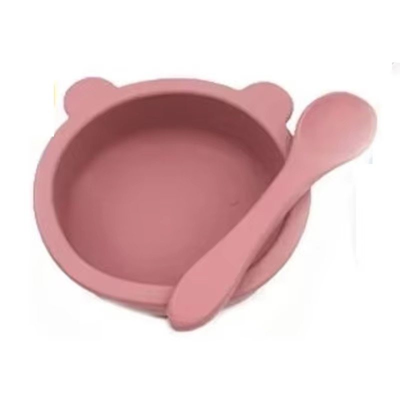 Easy Grip Baby Food Bowl and Spoon Set