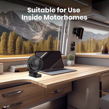 Compact Personal USB Desk Fan with Silent Motor
