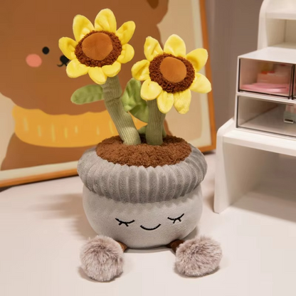 Colorful Flower Succulent Soft Cushion Pillow