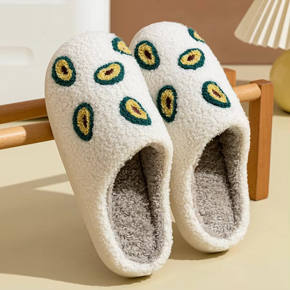 Soft Fun Women's Slippers - Warm Plush Non Slip House Shoes