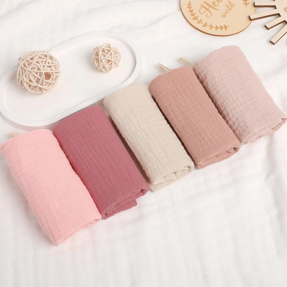 Gentle 6-Piece Organic Cotton Baby Towel Set