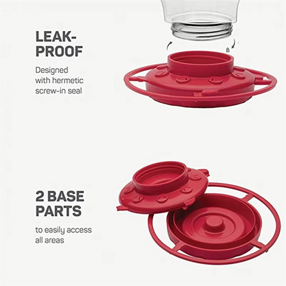 Easy Clean Bird Feeder with 8 Ant Proof Ports