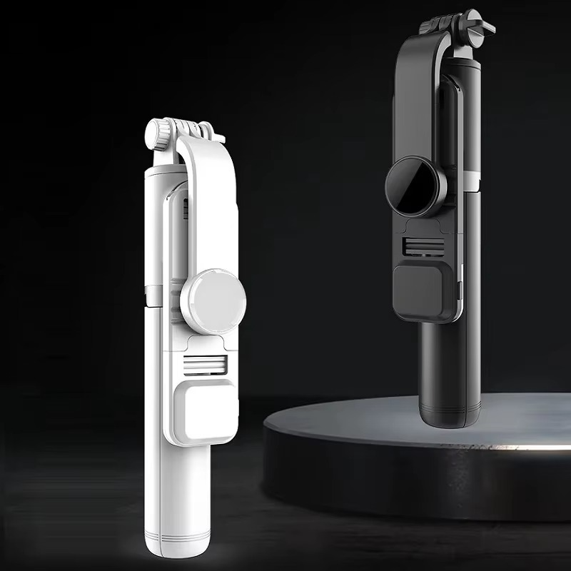 Wireless Selfie Stick with LED Light and Remote