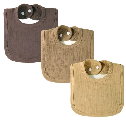 Gentle Cotton Baby Drool Bib