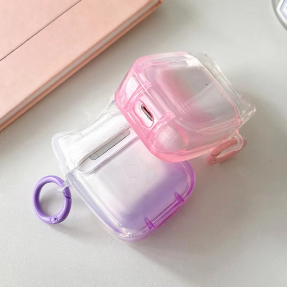 Colorful Clear Soft Earbuds Case