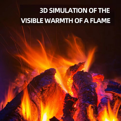 Cozy 3D Electric Fire Heater for Home Use