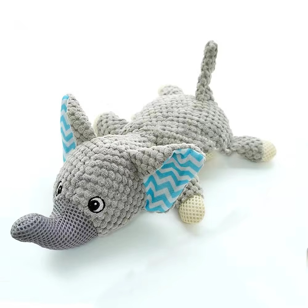 Tough Fuzzy Squeaker Dog Toy for Big Dogs