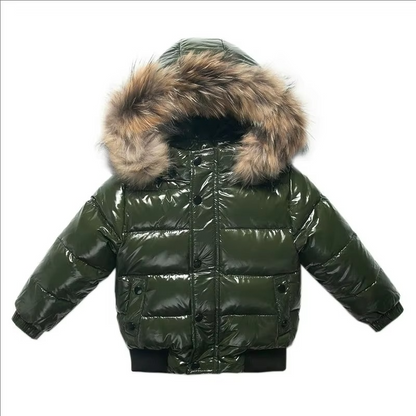 Warm Waterproof Parka Coat for Kids