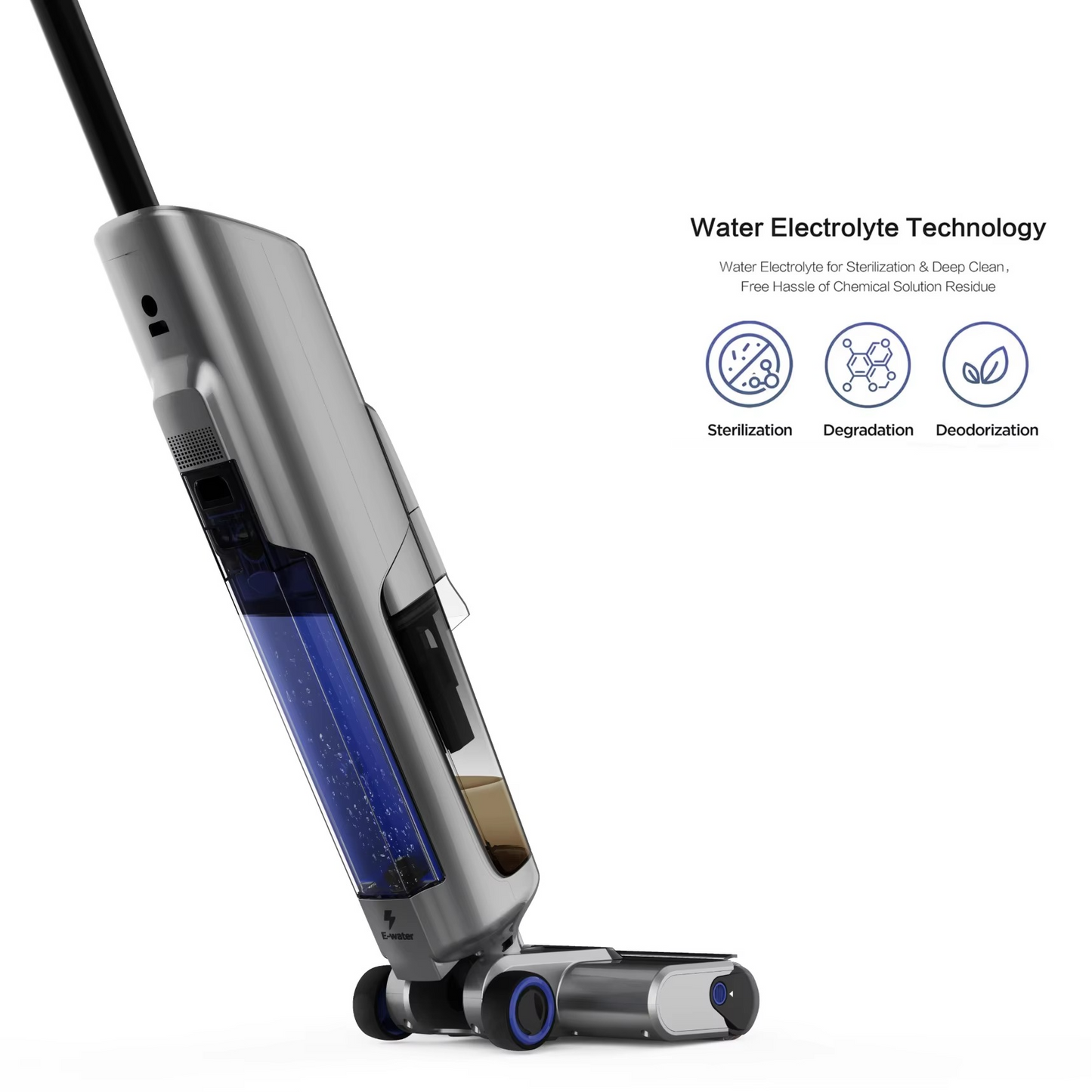 Powerful Cordless Vacuum Mop for Hardwood Floors
