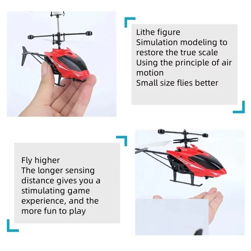 Fun Remote Control Mini Drone Toy for Boys