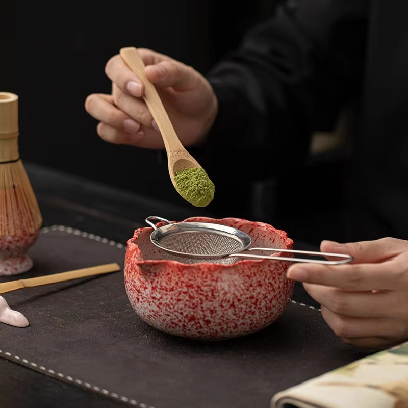 Deluxe Green Tea Set with Bowl and Whisk