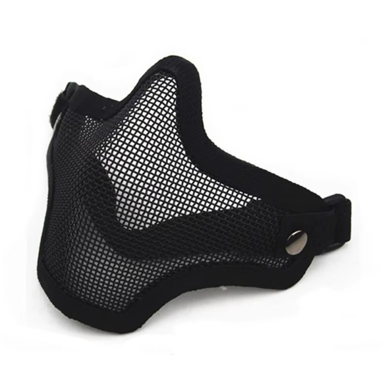 Protective Metal Mesh Paintball Half Face Mask