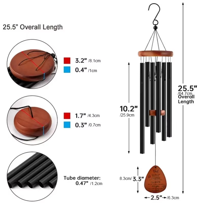Beautiful Outdoor Metal Wind Chimes
