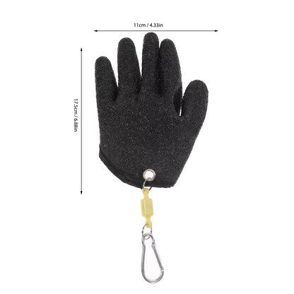 Durable Waterproof Fishing Gloves with Non-Slip Grip and Adjustable Strap