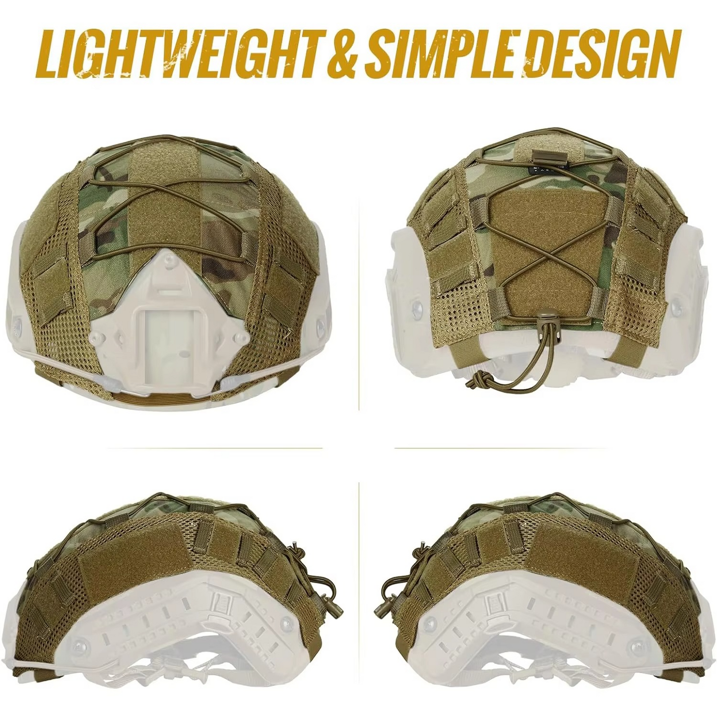 Tactical Camo Army Helmet Cover