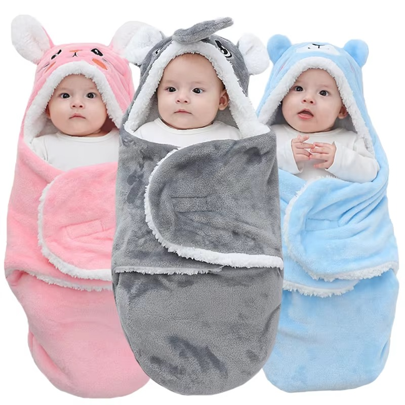 Warm Fleece Baby Sleep Sack for Winter, Snug Infant Blanket