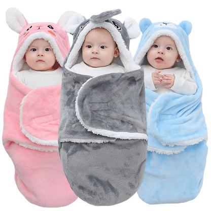 Warm Fleece Baby Sleep Sack for Winter, Snug Infant Blanket