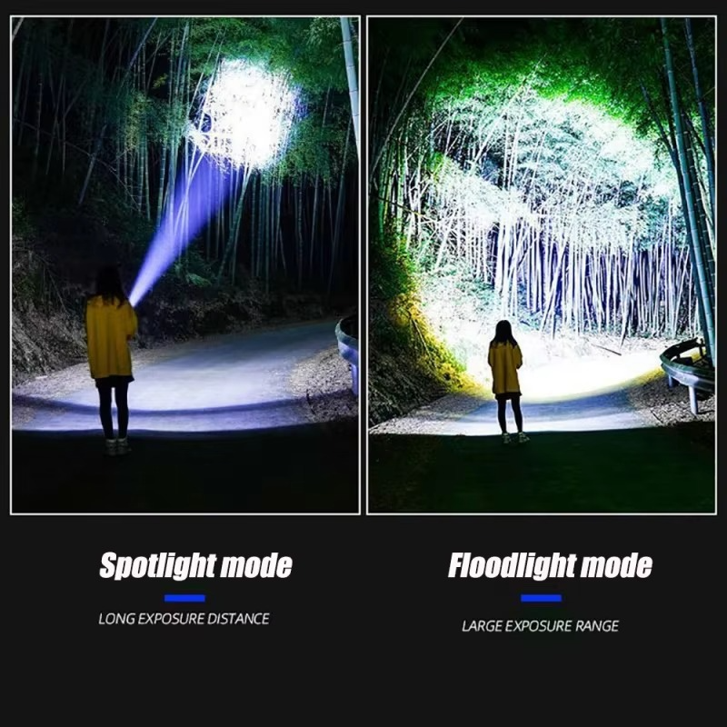 High Power Rechargeable LED Torch 10000 Lumens