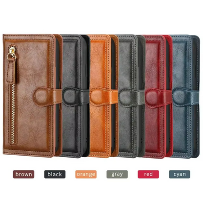 Luxury Phone Flip Wallet Case with Stand