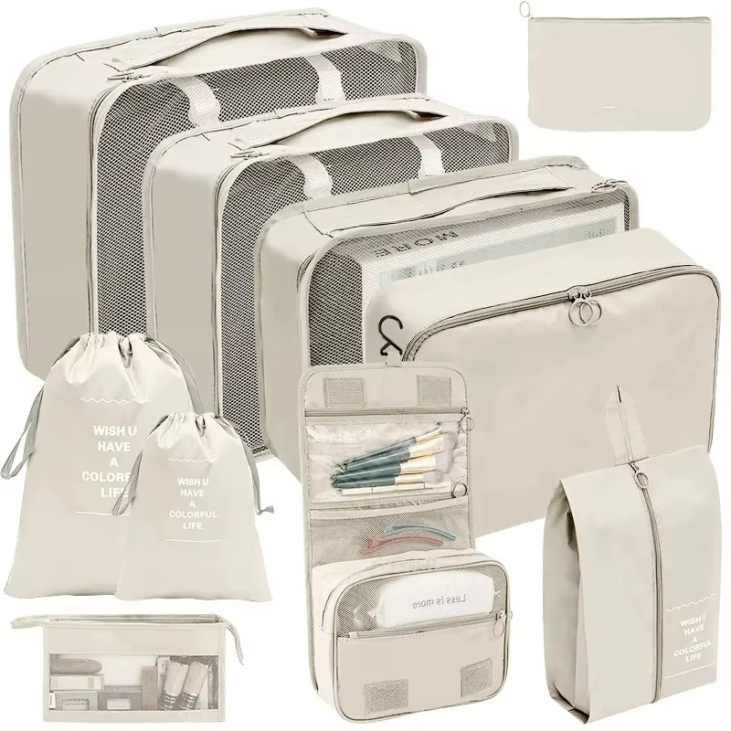 Compact Packing Cubes for Travel and Closet Organization