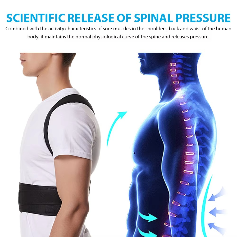 Comfortable Posture Corrector Back Support Brace