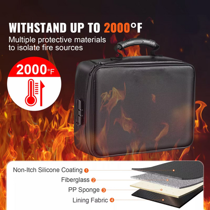 Durable Water Resistant File Storage Bag
