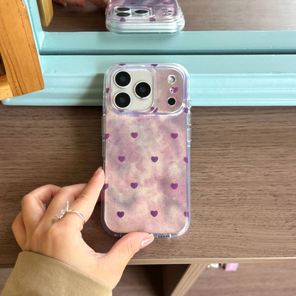 Beautiful Heart Phone Case with Chain