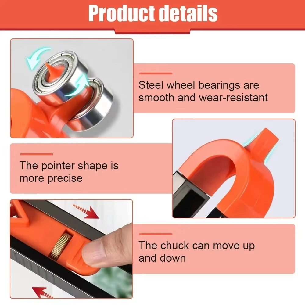 Accurate Locking Contour Gauge for Woodworking Professionals
