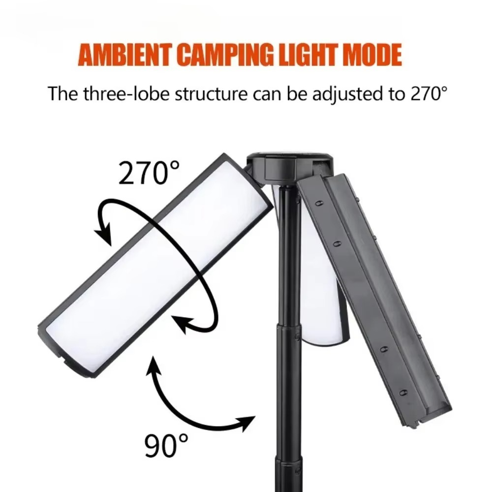 Portable Collapsible LED Camp Light & Flashlight with Clip