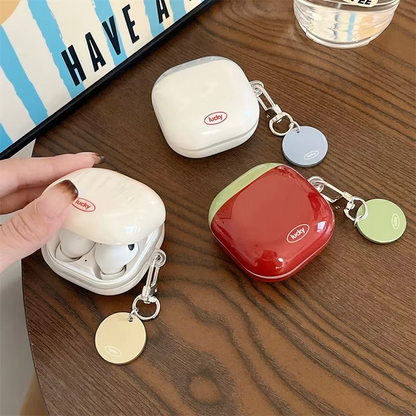 Durable Earbud Cover with Keyring for Bluetooth Earbuds