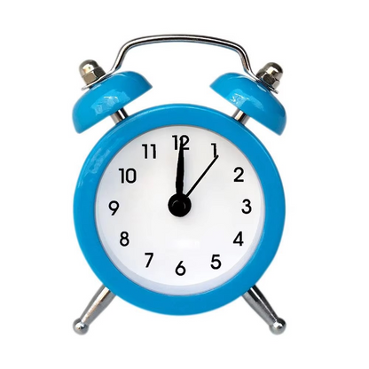 Fun Bunny Ear Extra Loud Double Bell Alarm Clock