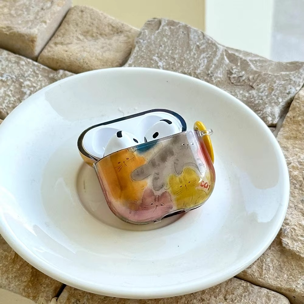 Bright Yellow Cute AirPods Earbud Case