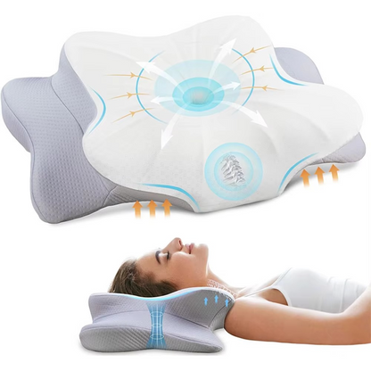 Contoured Orthopedic Neck Support Pillow - Hehif