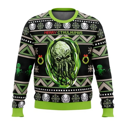 Funny Holiday Graphic Sweater for Men