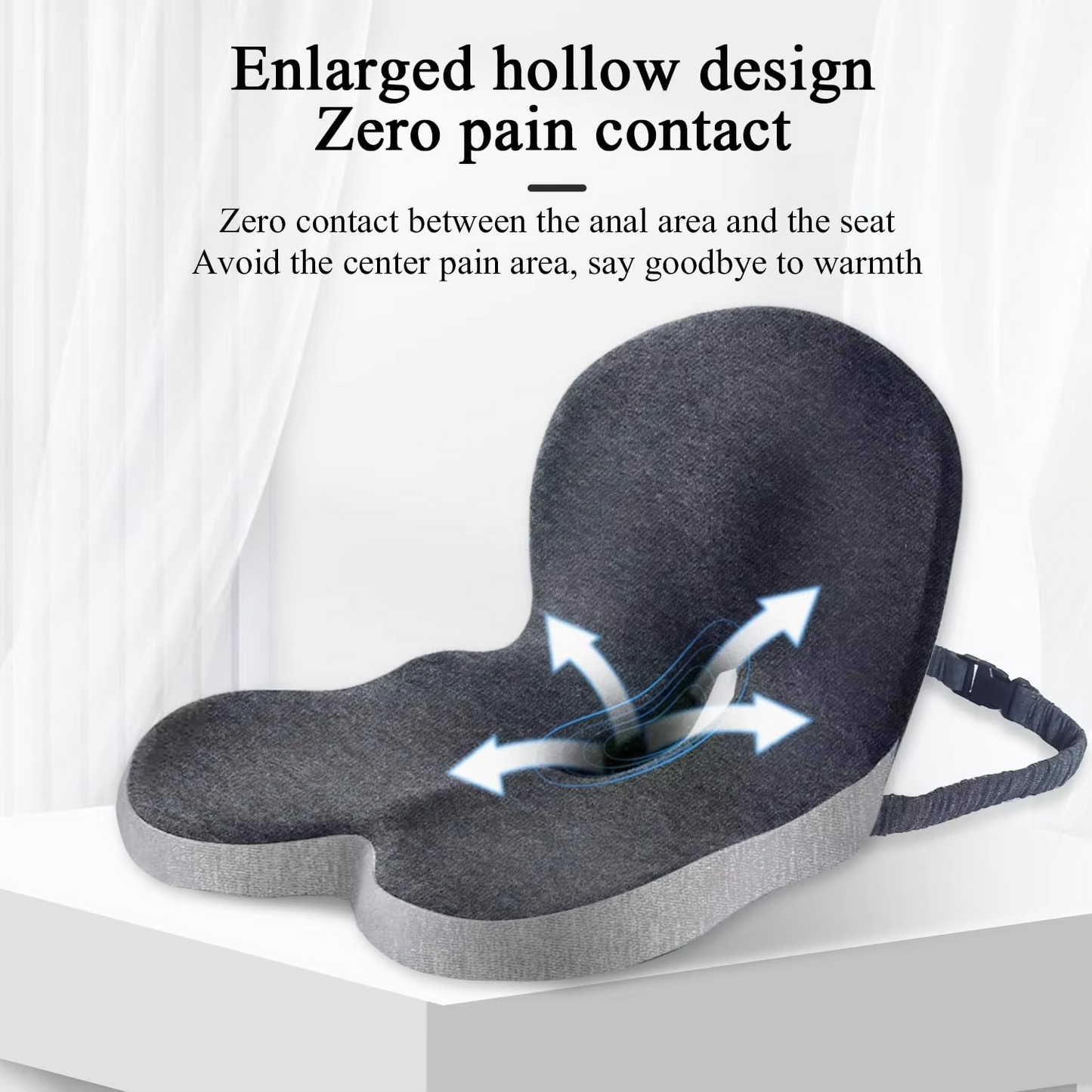Comfortable Memory Foam Chair Cushion for Back Support