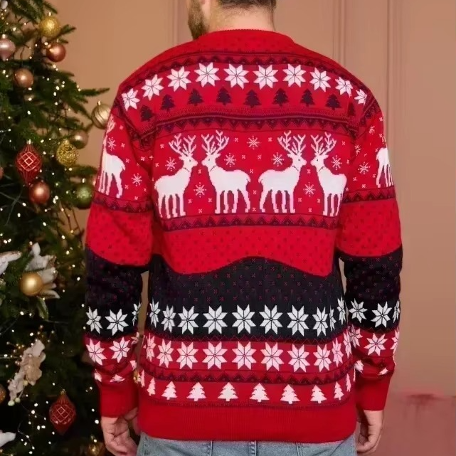 Fun 3D Graphic Holiday Sweatshirt for Men