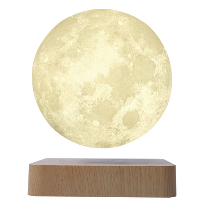 Sleek Magnetic Floating Globe Table Lamp