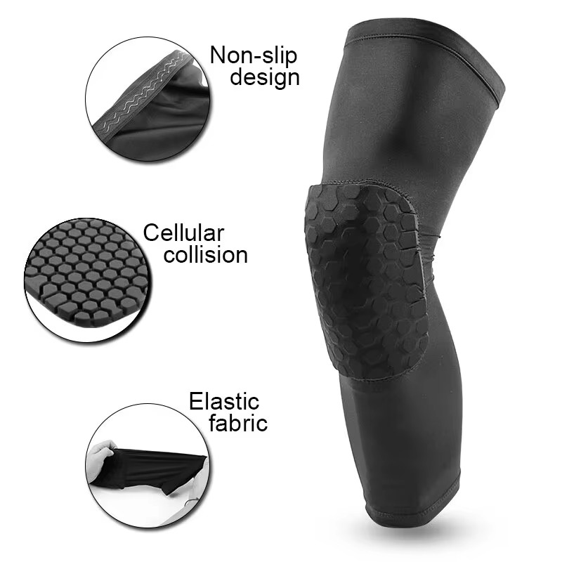 Protective High-Density Knee Pads for Athletic Support - Hehif