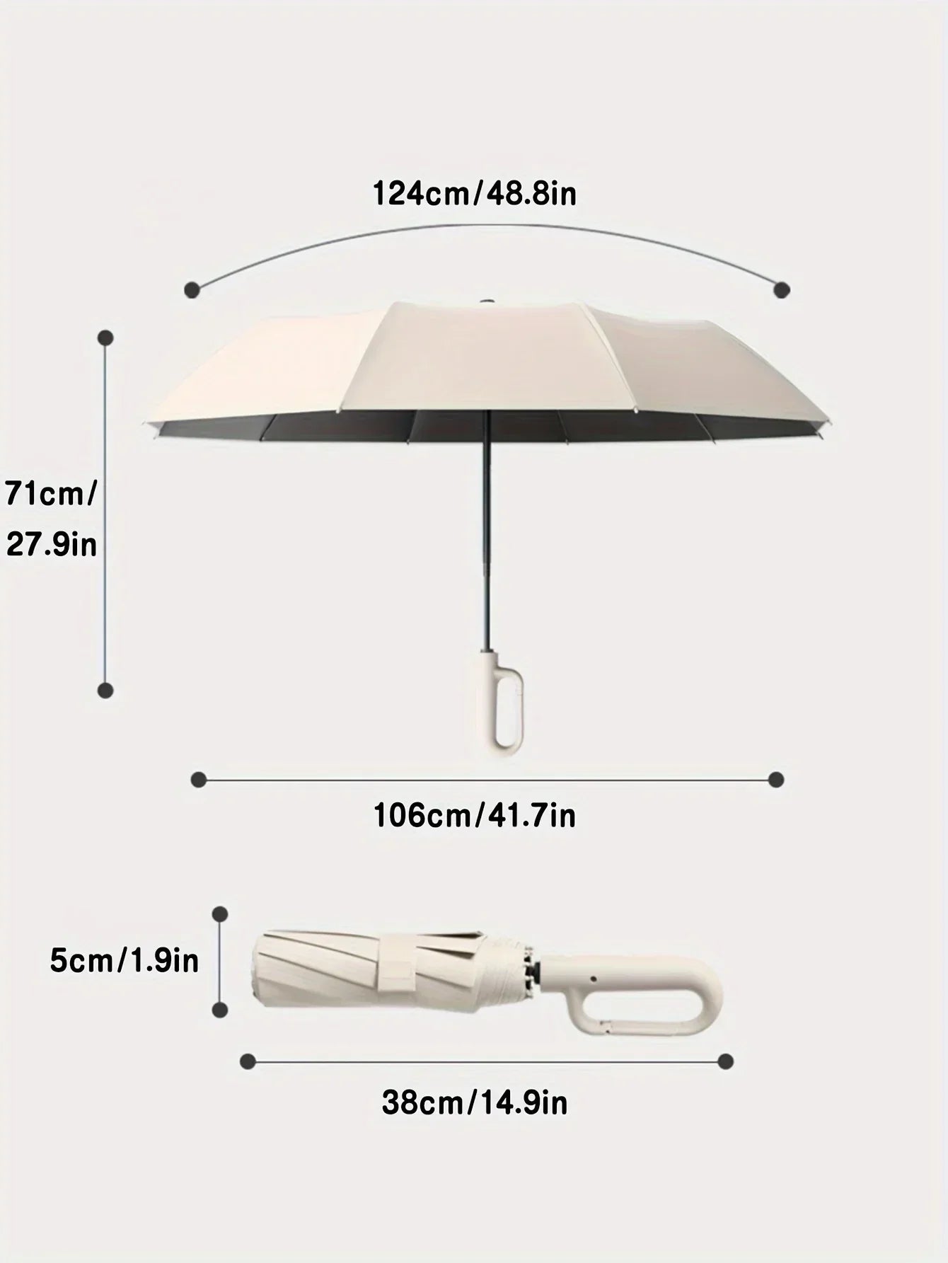 Strong Windproof Travel Umbrella